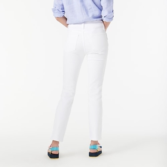 J. Crew 9" vintage straight jean in white size 28P - Picture 2 of 10